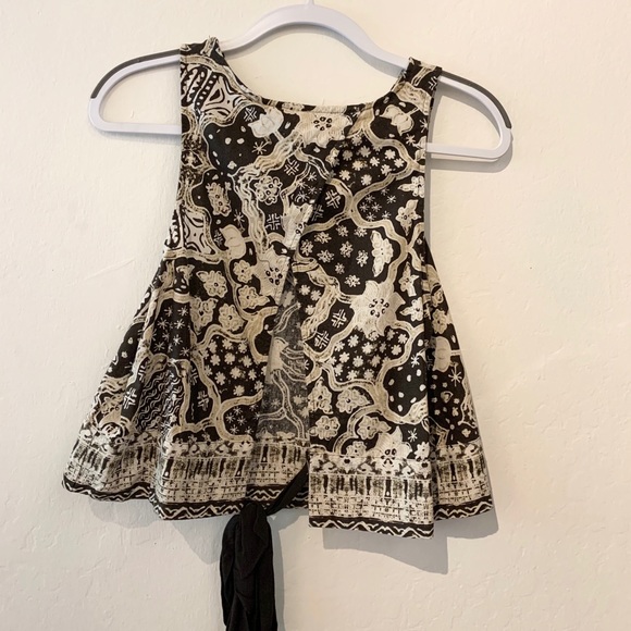 Free People Open Back Blouse Tank - Picture 3 of 5